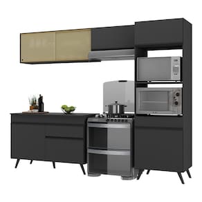 Armário De Cozinha Compacta 252cm Multimóveis V3692