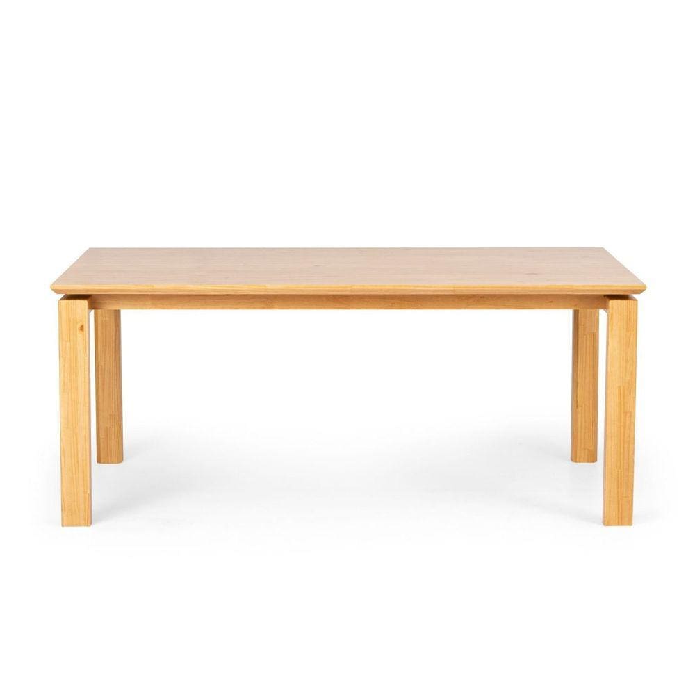 Mesa de Jantar Madeira Maciça Piazza Artemobili Amendoa