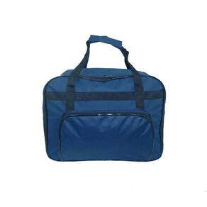 Bolsa mala transporte maquina costura portátil azul marinho