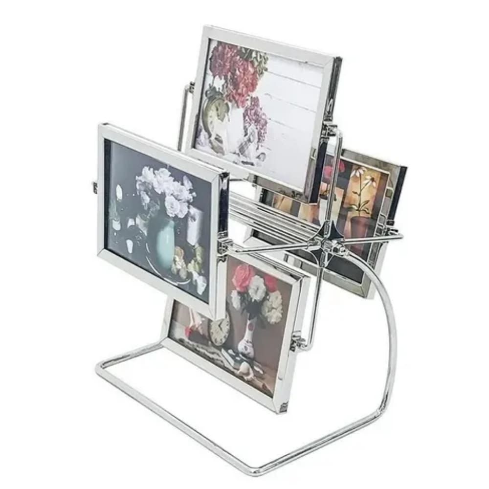 Porta Retratos 10x15 Giratório 8 Foto Presente Personalizado