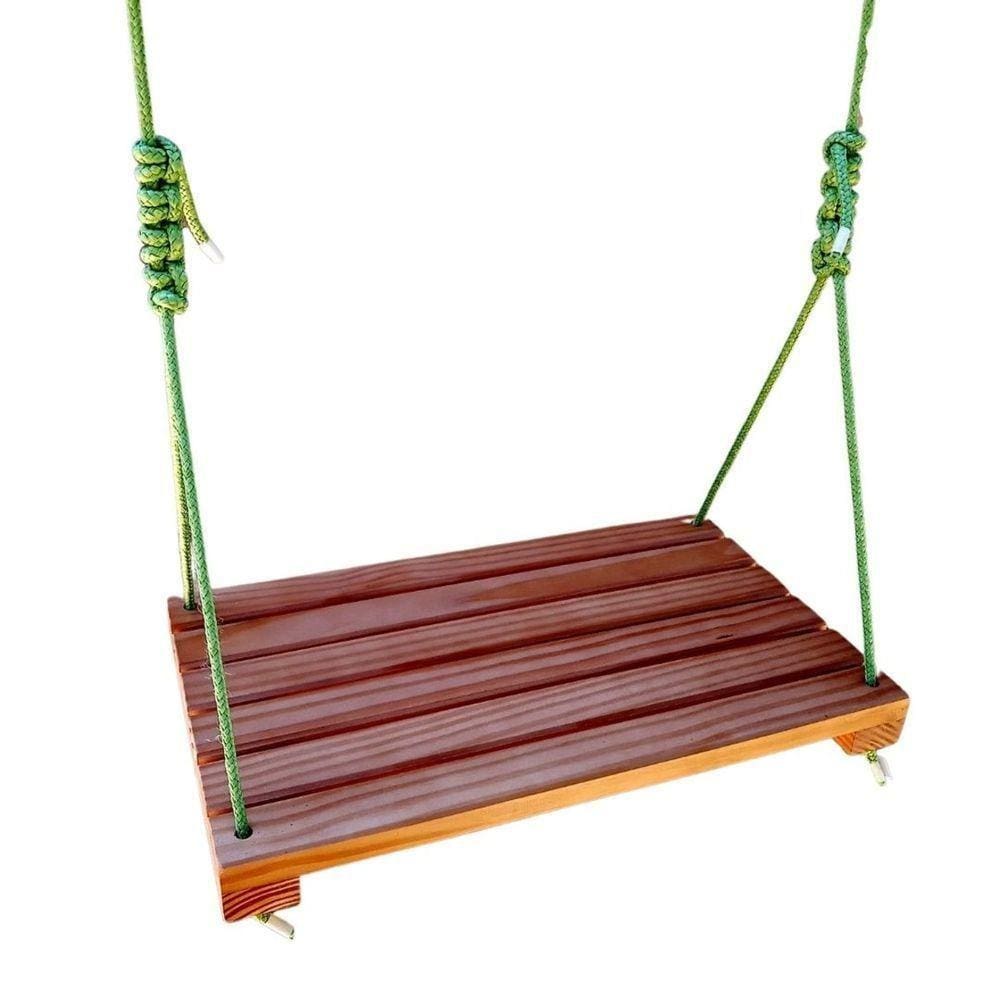 Balanço Gangorra Infantil Madeira 50x30 Suporta Até 120kg