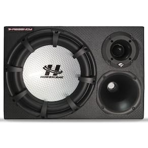 Caixa Trio Hurricane Platino 12" Corneta Super Tweeter