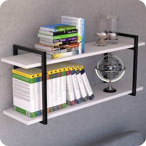 Prateleira Estilo Industrial Para Sala Parede GND PB 120cm