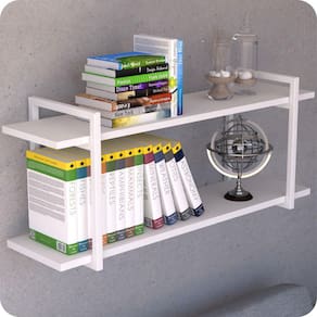 Prateleira Estilo Industrial Para Sala Parede GND BB 120cm