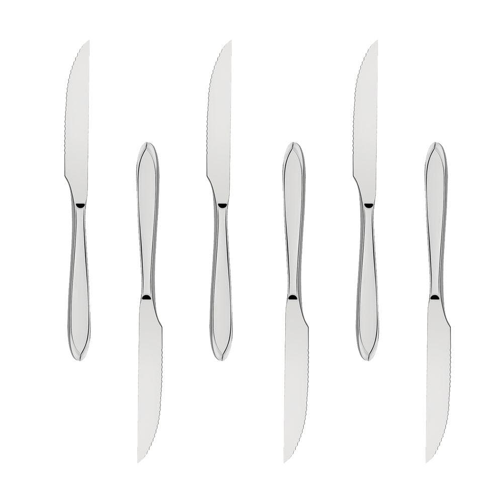 Conjunto Facas para Churrasco Almoço Laguna 6 Und Inox Tramontina