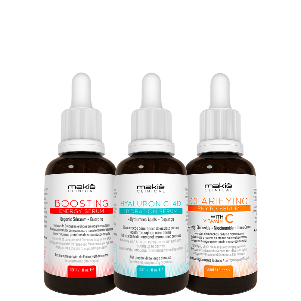 Kit Makiê Clinical Triplo (3 Produtos)
