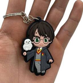 Chaveiro Emborrachado Harry Potter Hedwiges Geek
