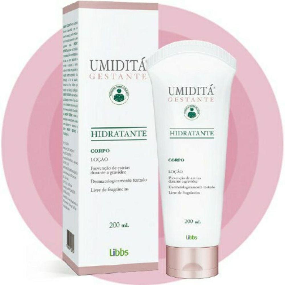 Loção Hidratante Umiditá Gestante com 200ml - UMIDITA