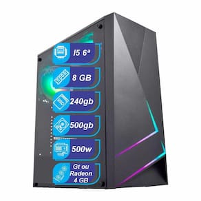 PC Gamer Core I5, DDR4, Placa de Vídeo 4gb