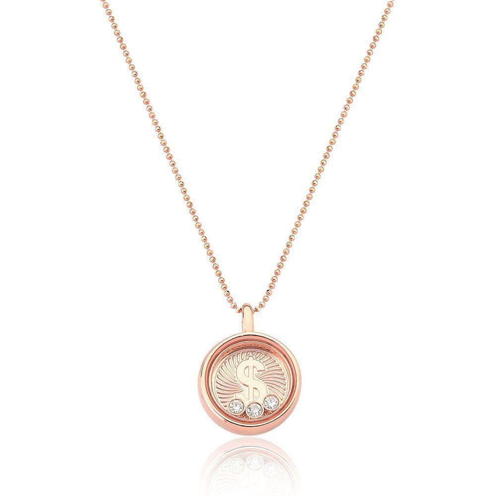 Colar Reliquaire Ballet Prosperity Revestido Em Ouro Rosê