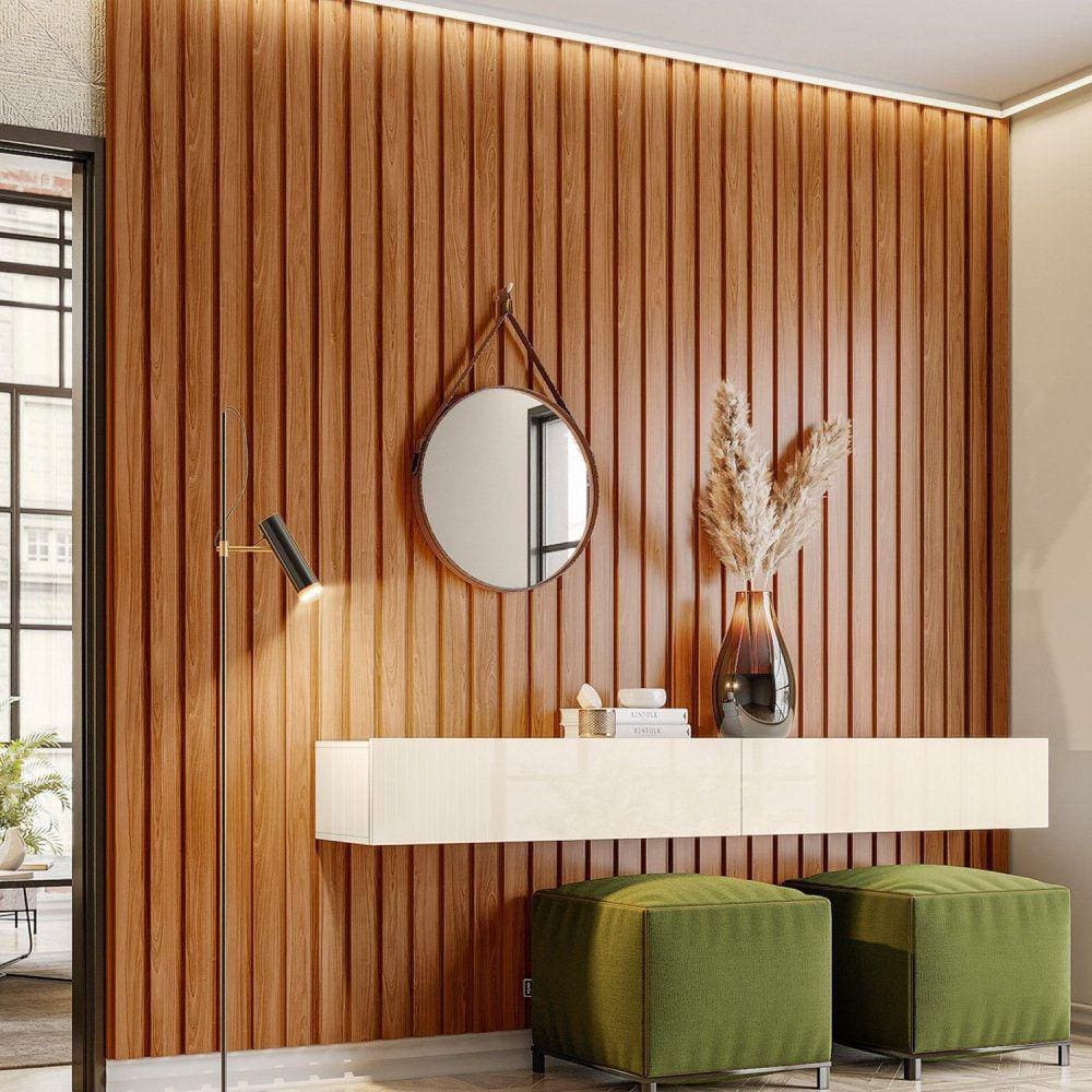Módulo Ripado 265x50cm Isabela Belaflex Cinamomo Marrom