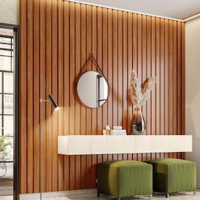 Módulo Ripado 265x99,6cm Isabela Belaflex Cinamomo Marrom