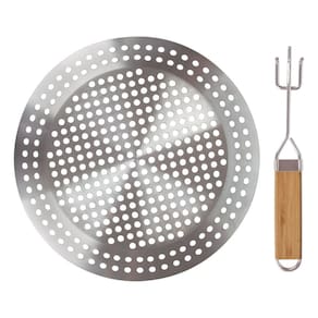 Frigideira grelha para Churrasco 30,50 cm Inox