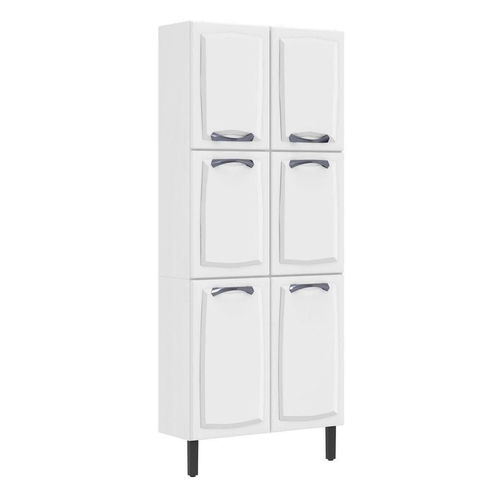 Paneleiro Duplo 80cm 6 Portas New Premium Itatiaia Branco