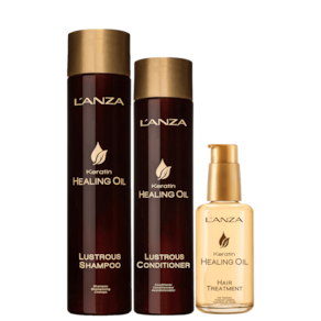 Kit L`Anza Keratin Healing Oil Treatment (3 Produtos)