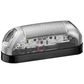 Lanterna Placa Led Cristal Para Caminhões 12V/ 24V Traseira