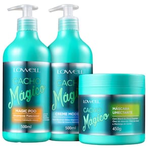 Kit Lowell Cacho Mágico Trio (3 Produtos) BLZ