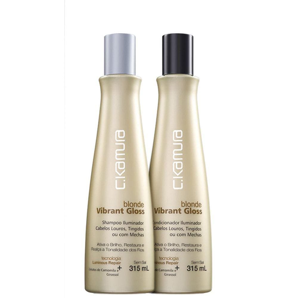 C.kamura Blonde Vibrant Gloss Duo Kit (2 Produtos) Blz