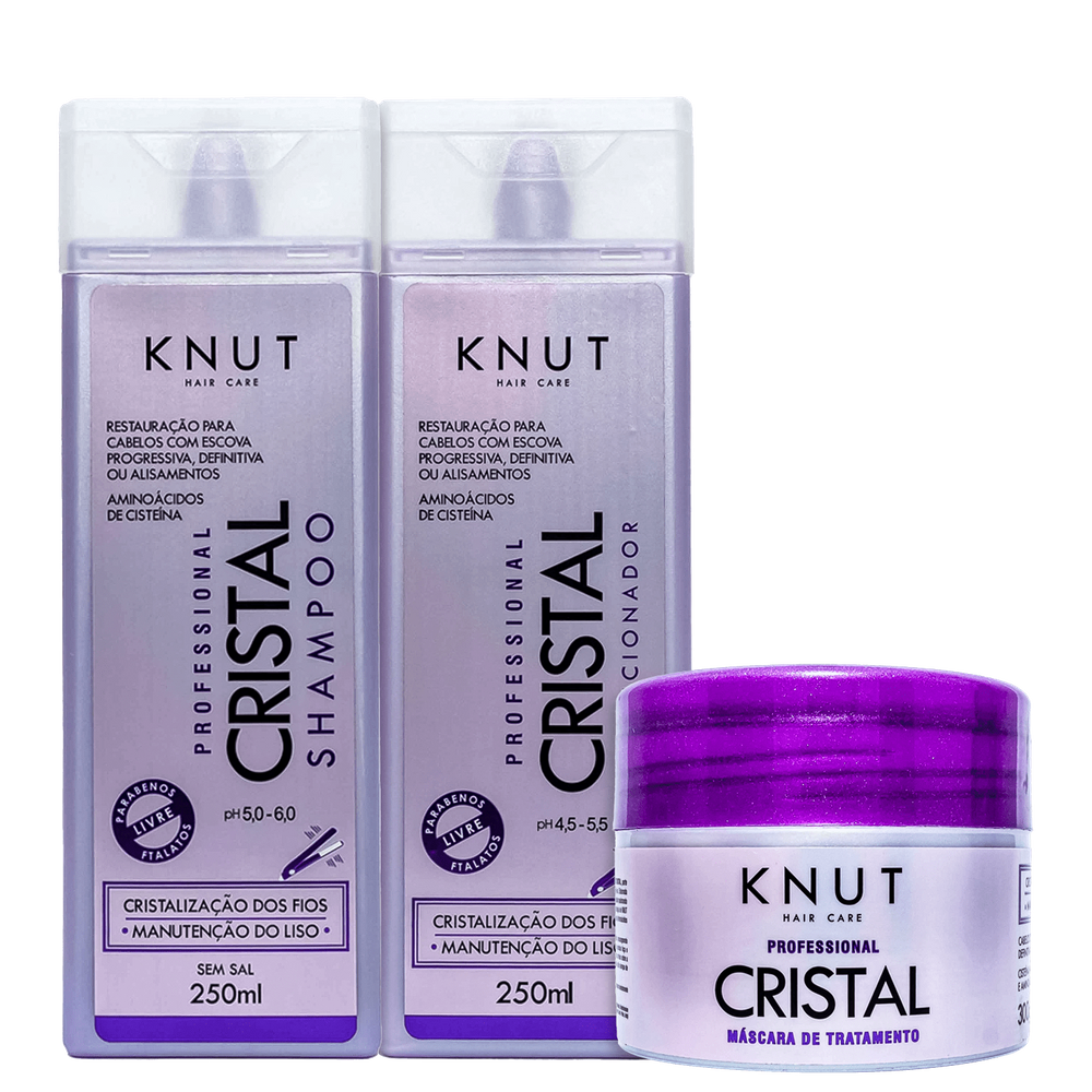 Kit Knut Cristal Trio (3 Produtos)