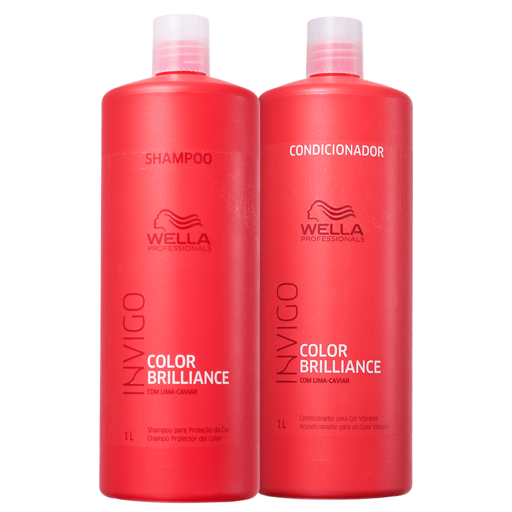 Kit Wella Invigo Color Brillaince Salon Duo (2 Produtos) BLZ