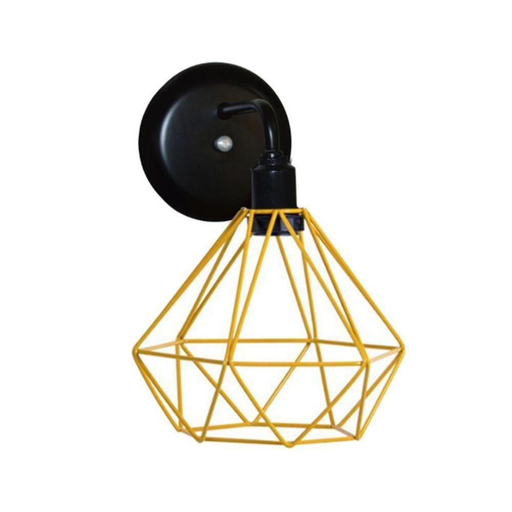 Arandela Diamante Amarelo