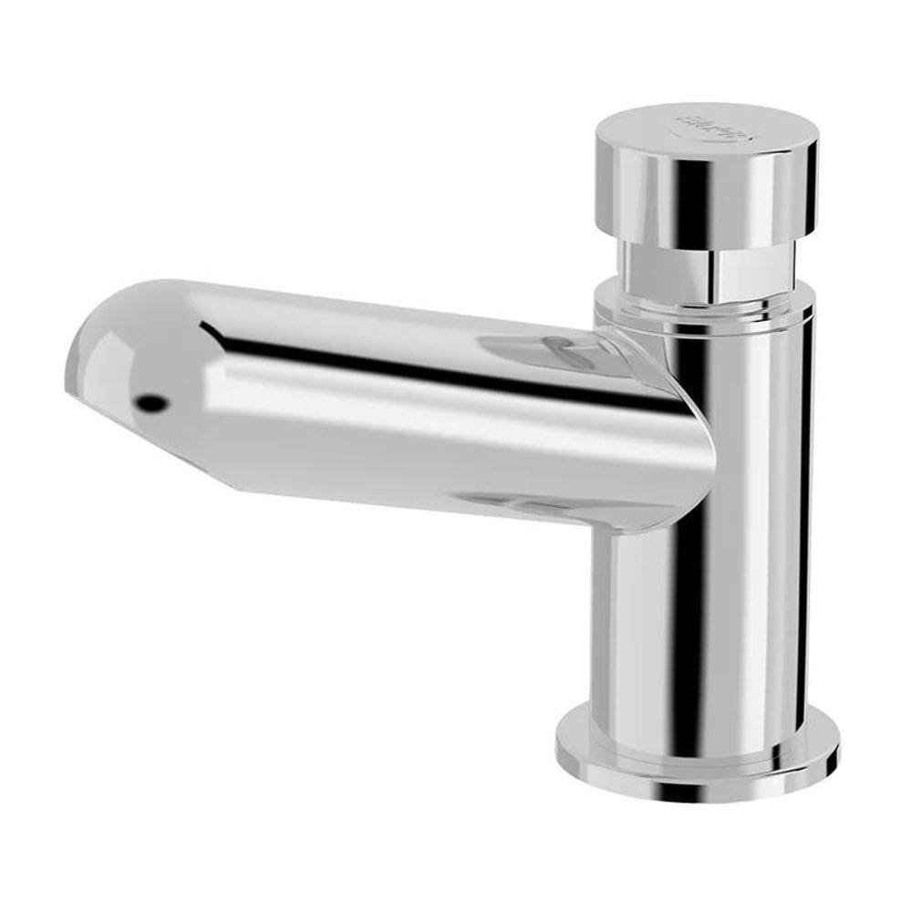 Torneira Blukit Temporizada Em Abs De Mesa Cromado