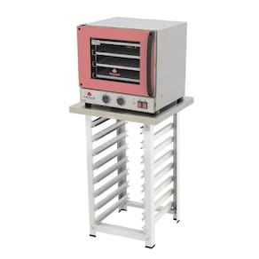 Kit Forno Turbo Eletrico Fast Oven Prp-004 Rosa 127V + Bancada Mes-004 - Progas
