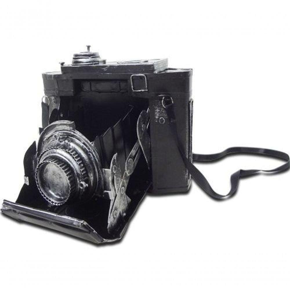 Cofre Camera Fotografica Vintage Retro De Ferro Fundido