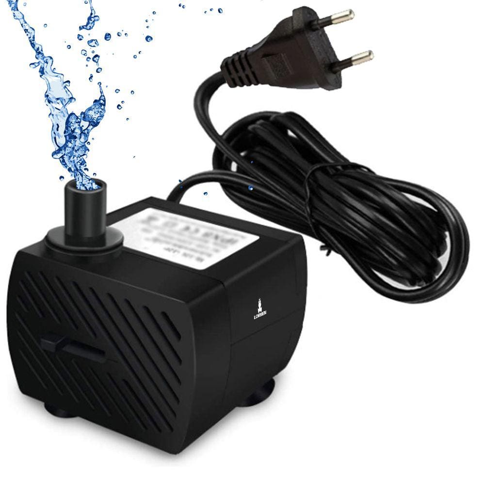 Bomba Submersa Bombinha para Fontes e Aquários Lorben 3W 180 L/h Bivolt GT6080-3