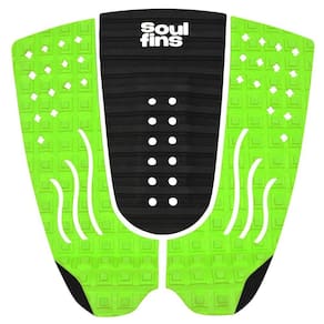 Deck Surf Antiderrapante - Soul Fins Colors Preto/Verde 69