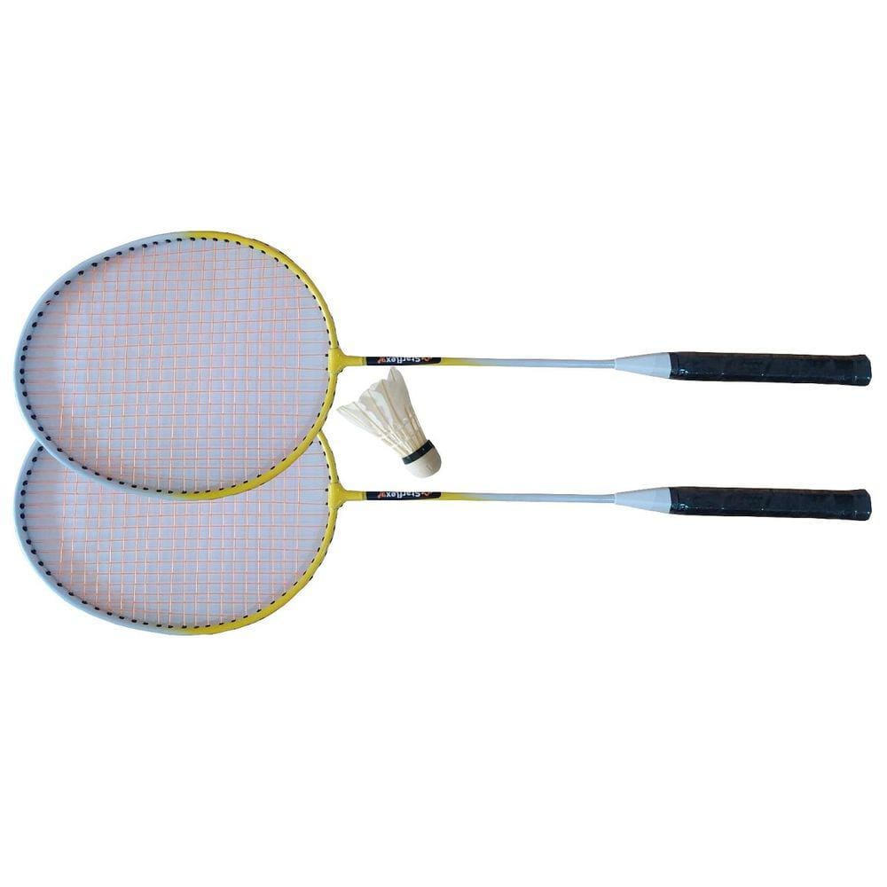 Kit Badminton Com 2 Raquetes, 1 Peteca e 1 Bolsa de Armazenamento - Starflex