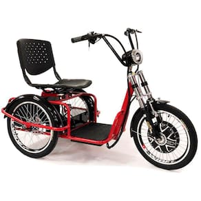 Triciclo Elétrico - Village PAM - 800w - Vermelho - Plug and Move