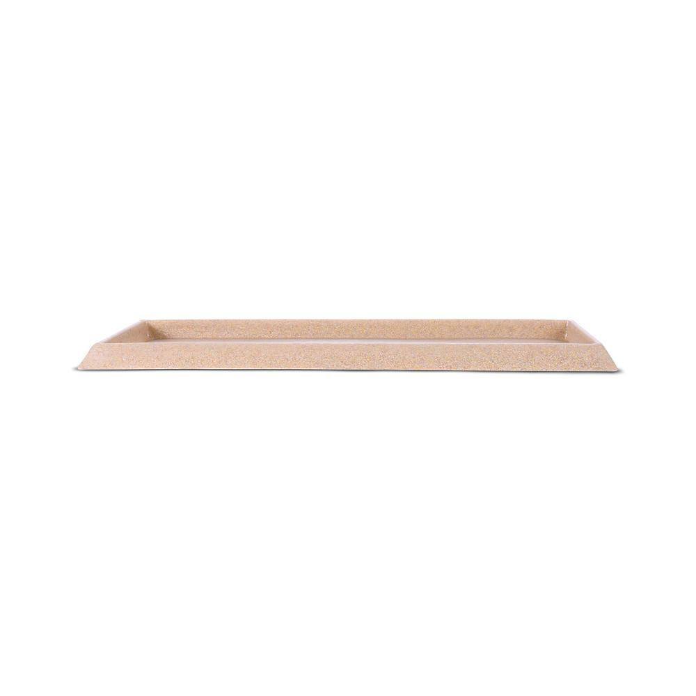 Prato Jardineira Bege (60 cm) - Afort