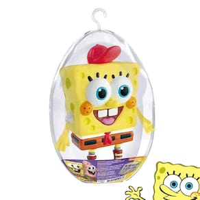 Boneco de Vinil Bob Esponja no Ovo De Pascoa 18cm Lider 3228