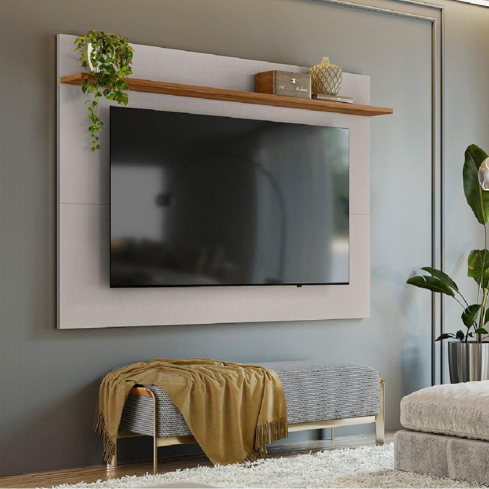 Painel Para TV Até 70 Polegadas 1,80m NT1305 Freijó / Off White Notável