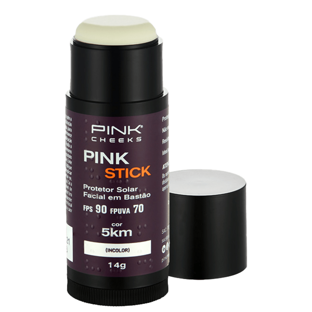 Pink Cheeks Pink Stick 5km Protetor Solar Incolor 14g