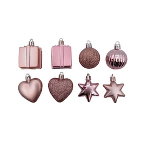 Enfeite de Natal Le Rosé Gold com 24 Unidades
