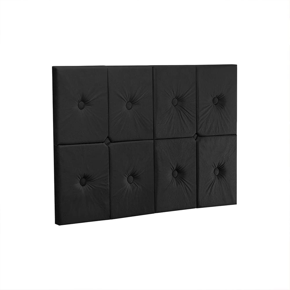 Cabeceira Painel Preto para Cama Box Solteiro 0,90 - JB Tavares Móveis