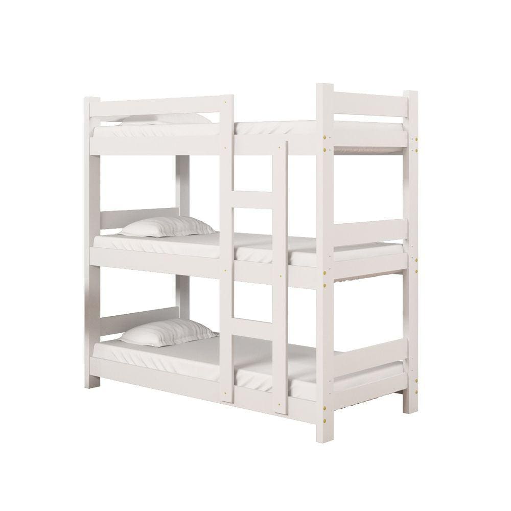 Cama Treliche Solteiro Diamante Cor Branco