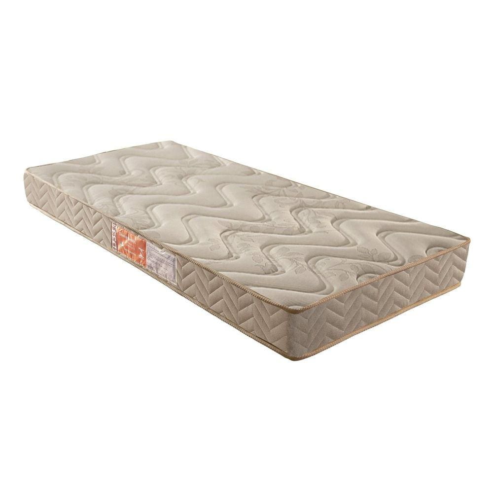 Colchão Solteiro Unique Ecosono D33 Duoface 18x88x188cm Rustico Bege/Bege