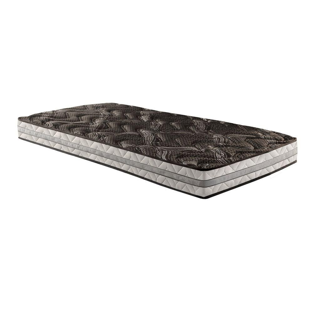 Colchão Solteiro Unique Ecosono D33 Plus Duoface 14x88x188cm Preto Elegancy/Black