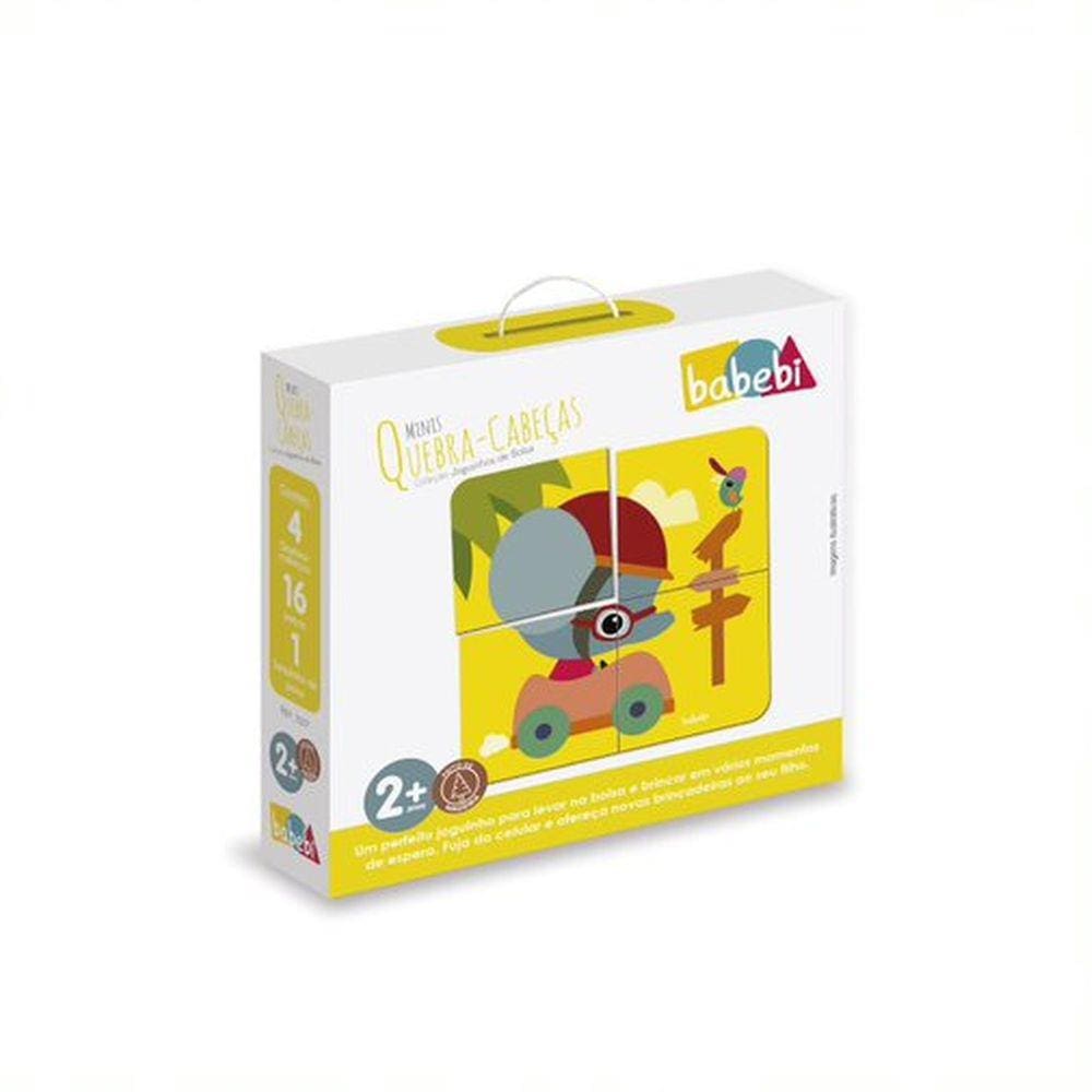 Jogo Educativo Mini Quebra Cabeça Babebi - 7007
