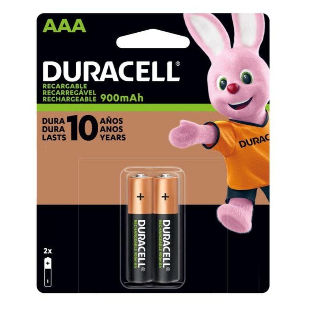 Pilha Duracell Palito AAA C/2 Recarregavel