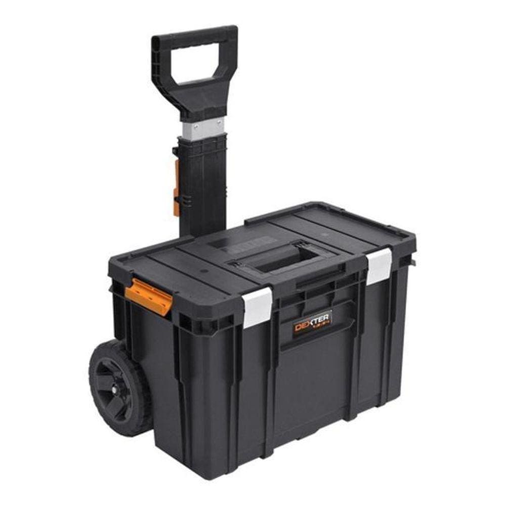 Carrinho Organizador 38L Ferramentas Acessórios - Laranja