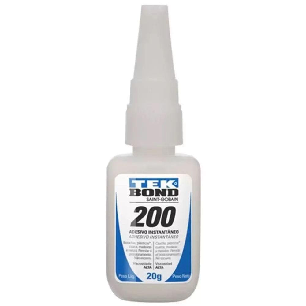 Adesivo Instantâneo 200 20g Tekbond - Cx / 10