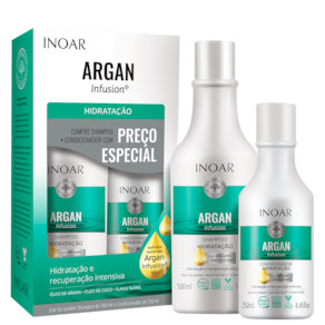 Kit Inoar Argan Infusion Hidratação Duo - (2 produtos)