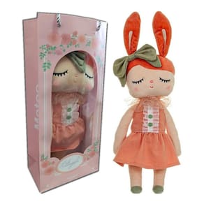 Boneca Pelúcia Metoo Angela Liz Coral 33cm - Bup Baby