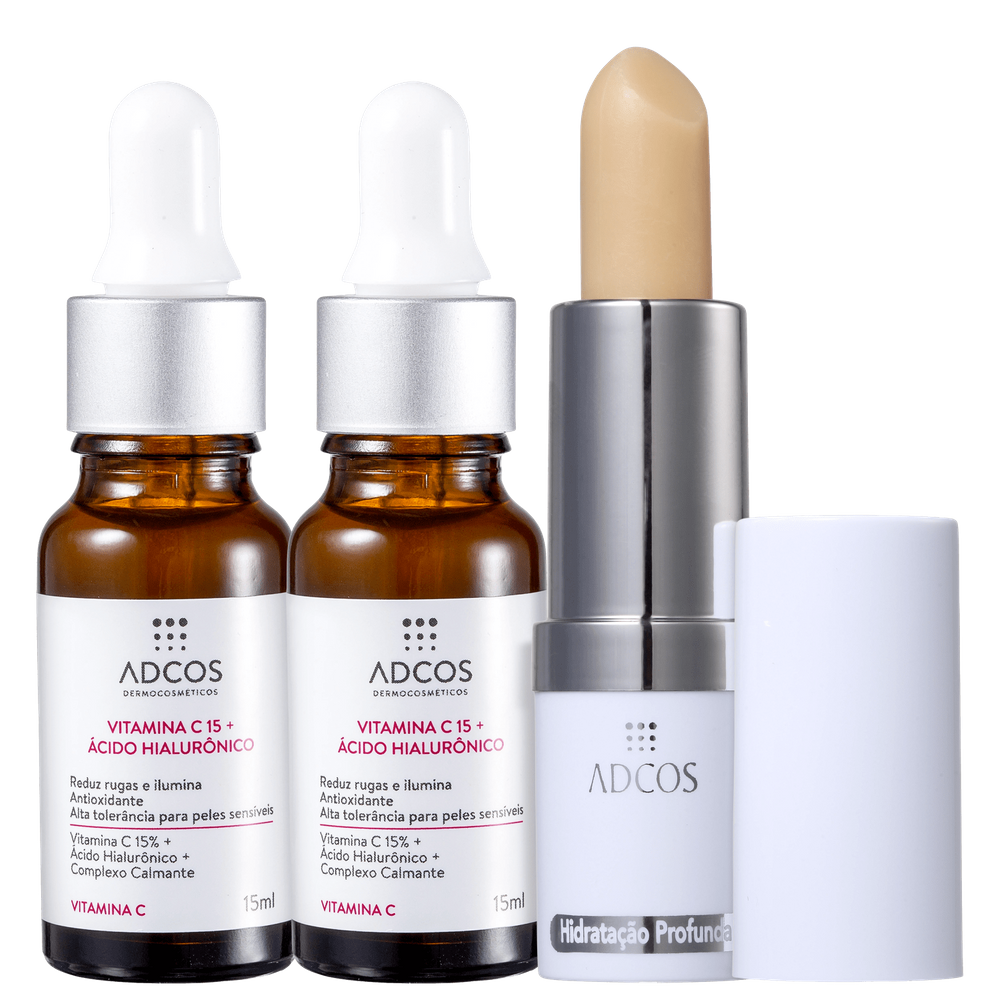 Kit Adcos Vitamina C Trio (3 Produtos)