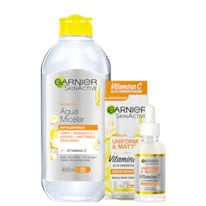 Kit Garnier SkinActive Uniform & Matte (2 Produtos)