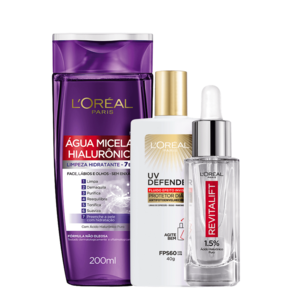 Kit L’Oréal Paris Skincare (3 Produtos)